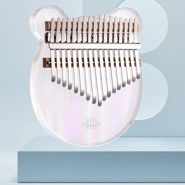 Thumb Piano Finger Mbira 17 teclas Dibujos animados en apariencia de animal Fácil de jugar para niños - Oso Oso Baoblaze Piano de pulgar Kalimba