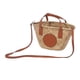 thumbnail image 2 of Bolso de hombro Zulema tejido de paja bohemio portátil para picnic vacaciones playa de verano, 2 of 8