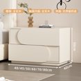 thumbnail image 1 of Mesa De Noche De lujo europea, mesita De Noche moderna De calidad nórdica, almacenamiento delicado, Mesitas De Noche elegantes a la moda, muebles De dormitorio, 1 of 4