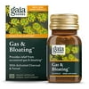 Gaia Herbs Gas & Bloating Supplement, Vegan Capsules, 50 Count - Gas Relief Tablets Reduce Bloating and Improve Digestive Function, Activated Charcoal and Fennel