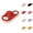 Red, variant on Cozy Fuzzy Slippers for Women Plush Winter Indoor Slides Women's Comfortable Strap Open Toe Platform Slippers For Home Indoor Outdoor Casual Wear Soft Shoes