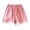 shorts 195#Pink, variant on oqasdz Shorts for Women with Lace and Plaid Design Elastic Waisted Comfortable Pockets Loungewear Shorts for Beach Home Summer Clothes