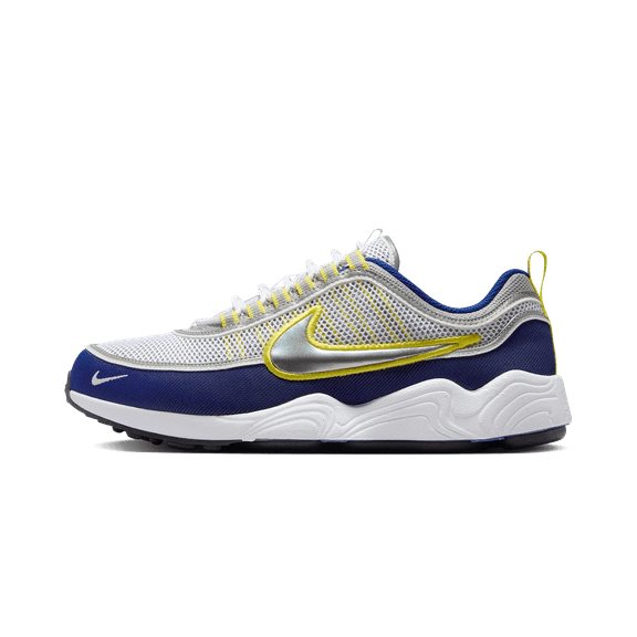 NIKE MENS Air Zoom Spiridon SP "Deep Royal Yellow Strike" HF9117 101 from Stadium Goods
