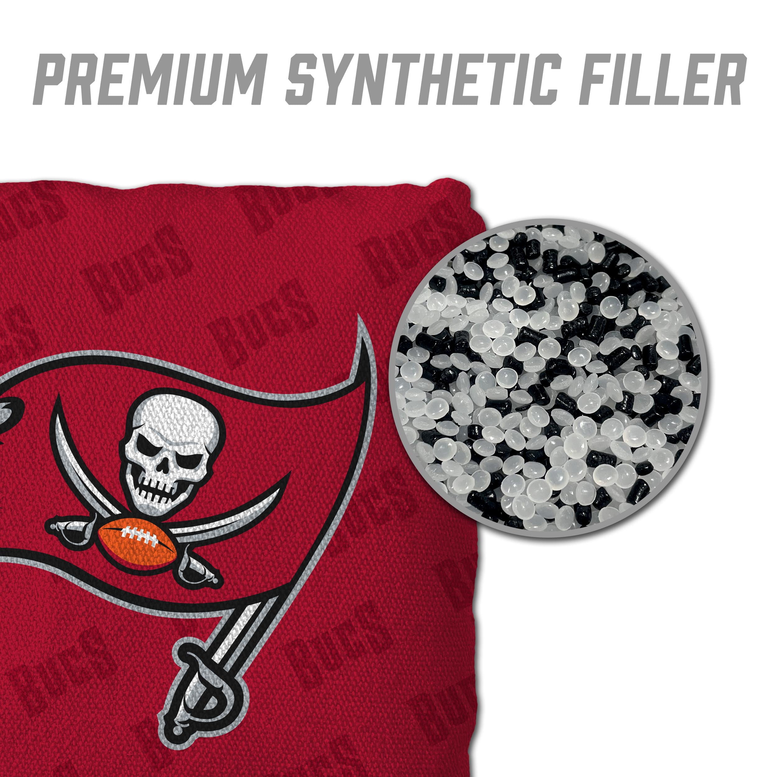 NFL Tampa Bay Buccaneers Cornhole Bags - 4PK - Red