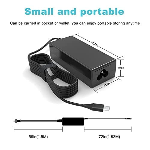 45W USB C Tipo C Cargador para Acer Chromebook Spin 311 315 11 13 R13