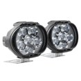 thumbnail image 4 of Faro auxiliar para motocicleta de 2 piezas de 6 LED, foco blanco con interruptor y soporte., 4 of 4