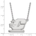 thumbnail image 2 of LogoArt Sterling Silver Central Michigan University Large Pendant Necklace Female Adult, 2 of 3