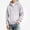 Gray, variant on HAOTAGS Kids Hooded Sweatshirt (4-15) Long Sleeve Hoodie With Pocket Warm Zipper Jacket Navy Size 8
