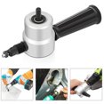 thumbnail image 1 of Herramienta de Broca de Corte de Cabezal de Corte Dual Ajustable de 360 ​​grados Nibbler, de 1500-3000rpm / Min, Capacidad de Corte Sharpla Mordedor de metal de doble cabeza, 1 of 8