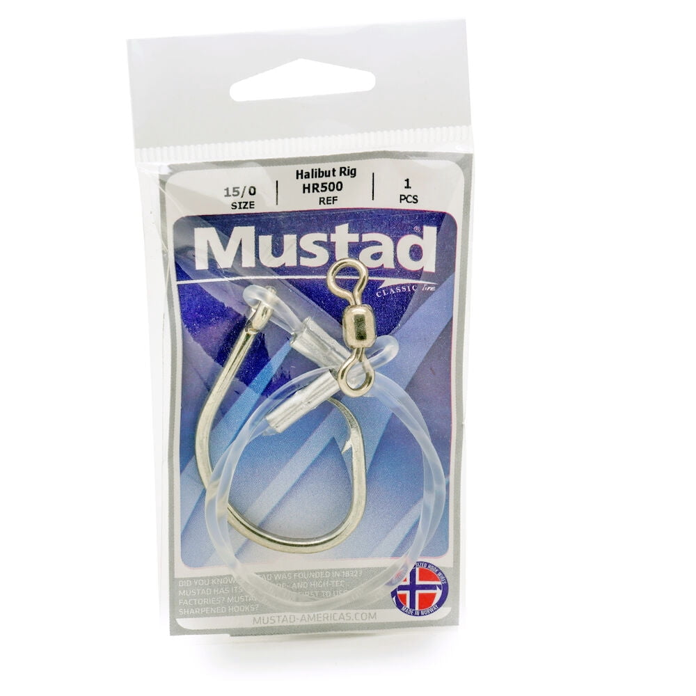 Maurice Sporting Gds Mustad Halibut Tube 2pk 15/0