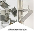25Pcs Freezer Shelf Clips Metal Shelf Clips for Refrigerator