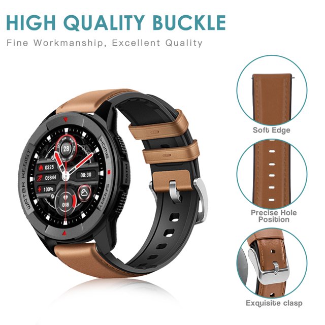 Correa de pulsera impermeable para Xiaomi Youpin Mibro Watch X1 (marrón)