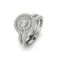 thumbnail image 2 of 1.00ctw Diamond Bridal Set in 10k White Gold, 2 of 4