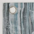 thumbnail image 5 of Sun Zero Allegory Abstract Painting Blackout Grommet Curtain Panel, 40"x95", Blue, 5 of 8