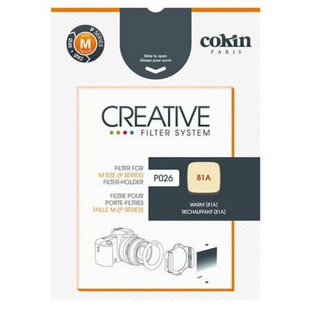Series Color Conversion Cokin P026 81A Warm, Light Balancing Color Conversion Warming Filter, Fits Cokin P Series Holder ()