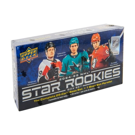 2024-25 Upper Deck NHL Star Rookies Trading Cards Box Set