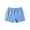Blue, variant on Odeerbi Mens Shorts Workout Shorts Solid Cotton Pants Sports Elastic Mid-Waist Lace-Up Pink