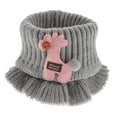 thumbnail image 4 of KAKOWELY 1Pcs Kids Scarves Woolen Yarn Knitted Warmth Winter Activities Adorable Child Scarf, 4 of 8