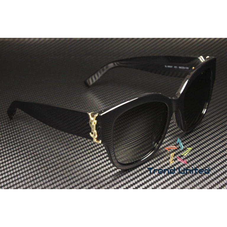 Saint Laurent SL M95/F Grey Butterfly Ladies Black Oversized Sunglasses 575$ NWT Saint Laurent SL M95/F Grey Butterfly Ladies Black Oversized  main image 4