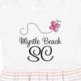 thumbnail image 4 of Inktastic Myrtle Beach South Carolina Girls Toddler Dress, 4 of 5