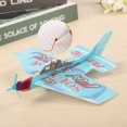 thumbnail image 4 of 30PCS Kids Foam Plane DIY Blank 360° Convoluted Hand Throw Plane Hand Glider, 4 of 10