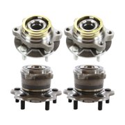 AutoShack Front and Rear Wheel Bearing Hub Assembly with ABS Set of 4 Replacement for INFINITI QX60 JX35 Nissan Murano 2007-2018 Altima 2009-2014 2016-2019 Maxima 2013-2019 Pathfinder V6 FWD HB4X0028