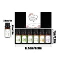 thumbnail image 3 of Vela Unilateral de aromaterapia de naranja dulce, aceite de árbol de té, lavanda, Material de vela artesanal, aceite esencial de aromaterapia Soluble en aceite, 6 uds./10ML, 3 of 3
