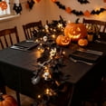 thumbnail image 6 of Halloween LED Vine Lights, 72.83 Inch Battery Operated Black Maple Leaf Garland for Indoor Outdoor Spooky Home Mantle Staircase Party Decoration, 6 of 9