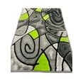 thumbnail image 2 of YHSF Modern Contemporary Area Rug for Living Room Bedroom Office Rug Trendz Style (Electric Green, 2 Feet x 3 Feet), 2 of 5