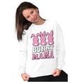 thumbnail image 4 of Cute Easter Bunny Mama Rabbit Tails Women Plus Size Crewneck Sweatshirt Brisco Brands 2X, 4 of 5