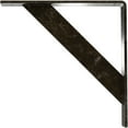 thumbnail image 4 of Ekena Millwork 2"W x 12"D x 12"H Traditional Steel Bracket, Antiqued Warm Silver, 4 of 13