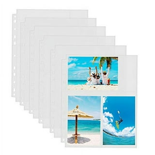 4x6 Inch 200 Clear Pockets Large Photo Album Package (Oatmeal) - AHZOA