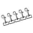 thumbnail image 1 of Square Tail Snap Hook, Rotating Spring Hooks 5PCS 27mm Elastic Clip Design Multifunctional  for Fastening Lifting Hanging Items, 1 of 7