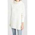 thumbnail image 2 of Free People Womens Ottoman Slouchy Tunic Sweater, White, Large, 2 of 6