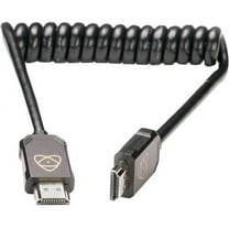 Atomos HDMI Full to HDMI Mini Coiled Cable, 30cm/12" Coiled (60cm/24" Extended)