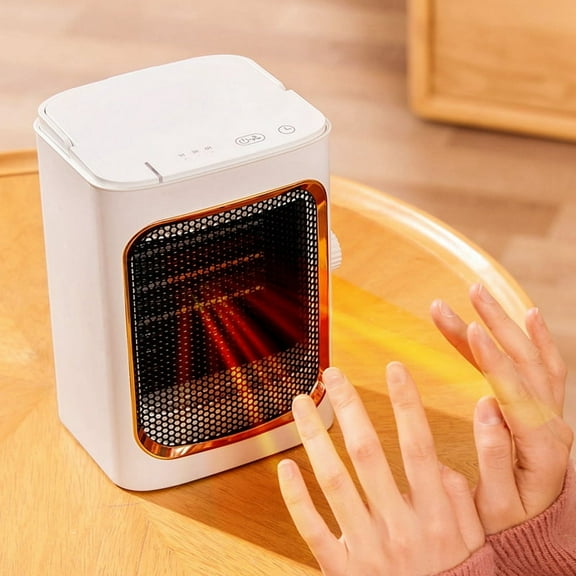 1000W Electric Heater Portable Desktop Fan Stove Warm Air Blower Adjustable Thermostat Home Warmer for Winter US Plug