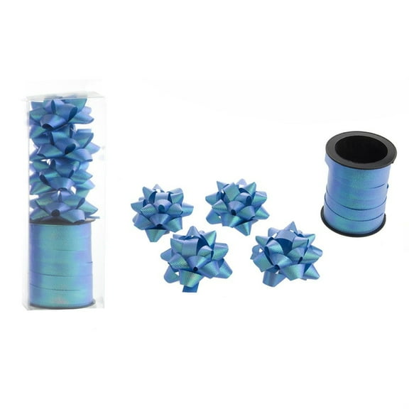 Balloon Accessory-Gift Ribbon & Bows-Blue
