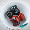 thumbnail image 2 of Shisuyan Wooden Cat Hanging Charm for Decor Brown Synthetic Material 2pcs, 2 of 8