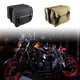 thumbnail image 5 of Advancent Bolsa trasera eléctrica Retro impermeable, equipaje de viaje de lona Universal, alforjas para motocicleta, bolsas laterales para Ciclismo Marrón, 5 of 6
