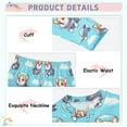 thumbnail image 4 of joogoo Cartoon Corgi Dogs Space 2 Piece Long Sleeve Tee and Pants Cotton Pajama Set 6Y, 4 of 7