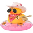 thumbnail image 1 of Car Duck Ornament Dashboard Decorations for Car Rubber Duck Accessories with Hat Necklace Swim Ring Musical Instruments N, 1 of 6