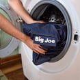 thumbnail image 4 of Big Joe Fuf Large Shredded Foam Beanbag Chair with Removable Cover, Navy, 4 of 7