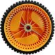 thumbnail image 4 of 2 x Lawn Mower Wheels 53 Teeth Drive Wheel for Husqvarnaa Electrolux, McCulloch, Rally and other lawn mowers, 4 of 5