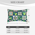 thumbnail image 6 of Bixox Lemon and Leaves Printed Pillow Protector,Super Soft Ideal for Home,Guests,Rentals - 14"x20", 6 of 8