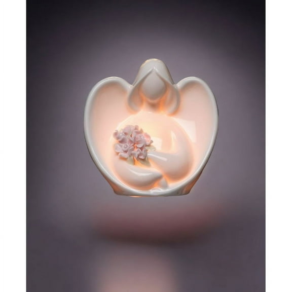 Ceramic Angel Night Light Plug-In 4.25x2.25in Religious