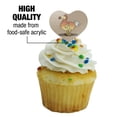 thumbnail image 3 of Dodo Bird Heart Love Cupcake Picks Toppers Decoration Set of 6, 3 of 6