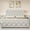 White, variant on Full/Queen/King Size Bed Frame with 4 Storage Drawers and Headboard, Linen Upholstered Platform Bed Frame, Diamond Stitched Button Tufted, No Box Spring Needed, Easy Assembly