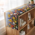 thumbnail image 6 of Vintage Floral 36 Inch Table Runner, Spring Oil Painting Abstract Botanical Farmhouse Dresser Scarf Cotton & Linen Tablerunner for Dining/Kitchen Island/Holiday Party Décor Small 13" x 36", 6 of 9