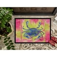 thumbnail image 3 of Bright Pink and Blue Crab Door Mat 8343 Doormat, 3 of 4