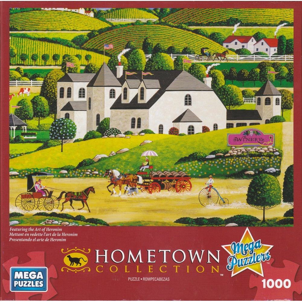 Hometown Collection: Winery 1000 Piece Puzzle - Walmart ...